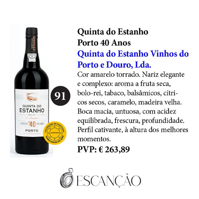 Quinta do Estanho Porto 40 Anos